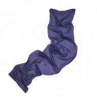 Foulard 100% seda,tamaño 36 x 150 cms, liso azul marino